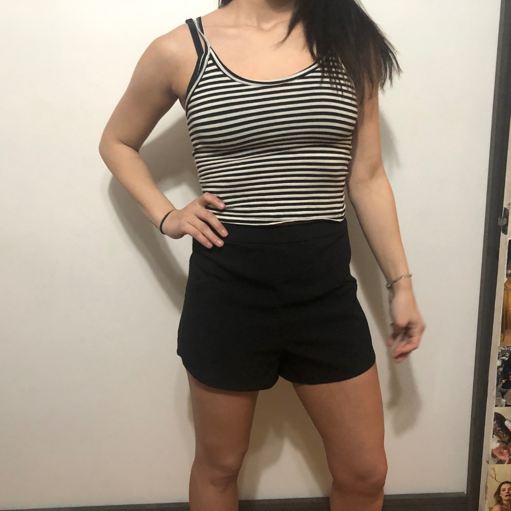 Brandy Melville Striped Cropped Tank Top